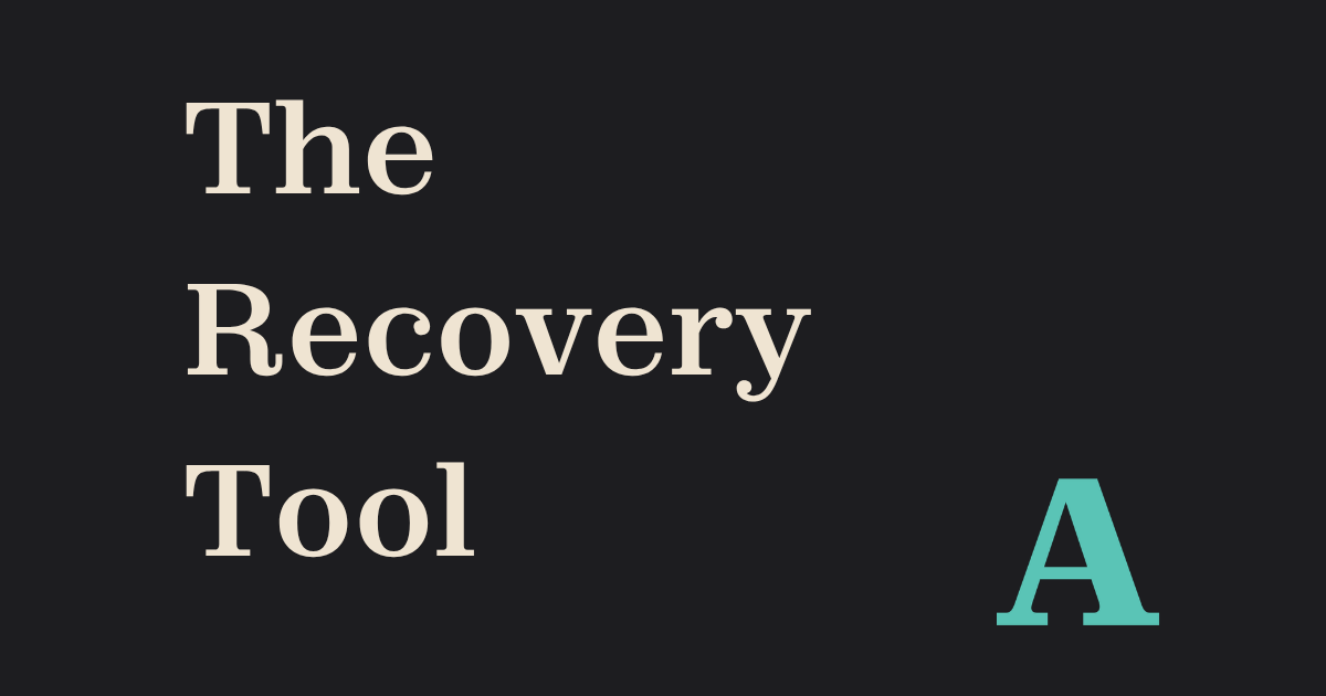The Recovery Tool I Stopped Using at 25 and Should Have Kept
