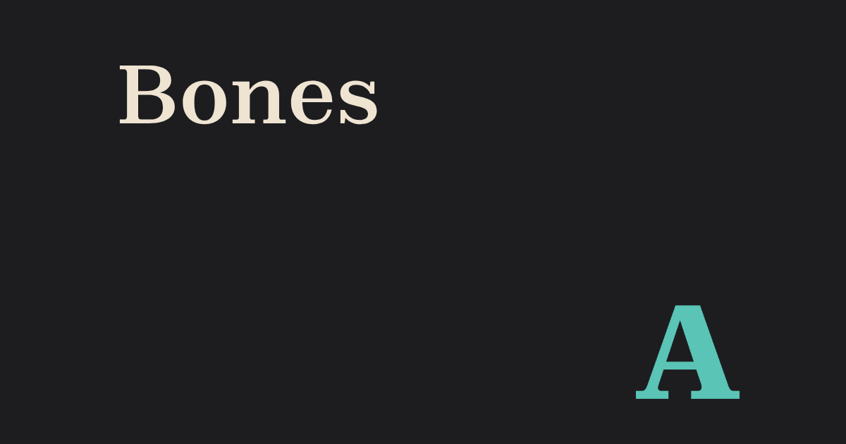 Your Bones Peaked at 30. Nobody Checked.